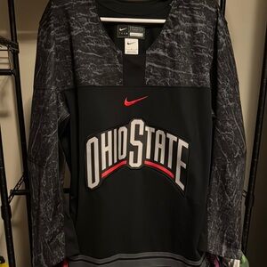 Nike Ohio State Black and Gray Long Sleeve Shirt